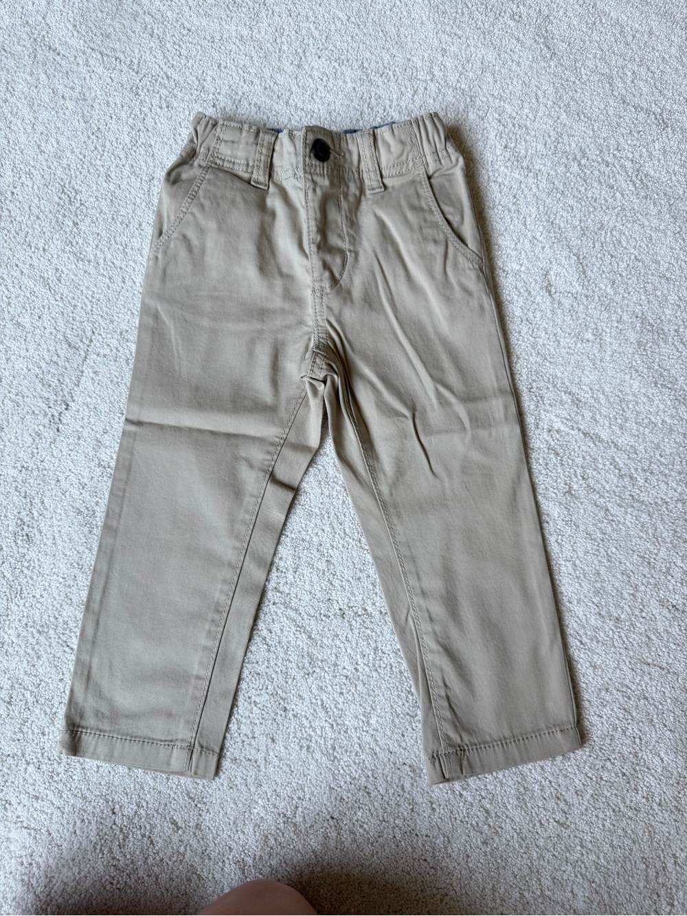 OshKosh B'gosh Tan Straight-Leg Khaki Pants